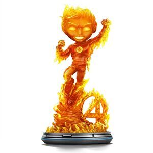 Iron Studios - The Fantastic Four: First Steps - MiniCo - Human Torch